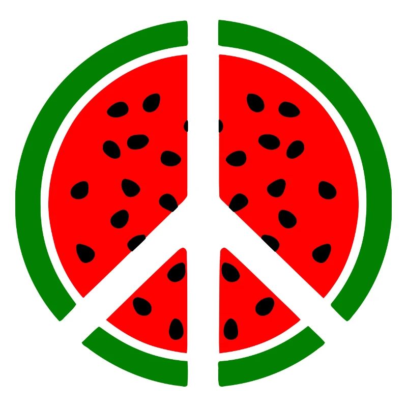 Symbole de paix pastèque