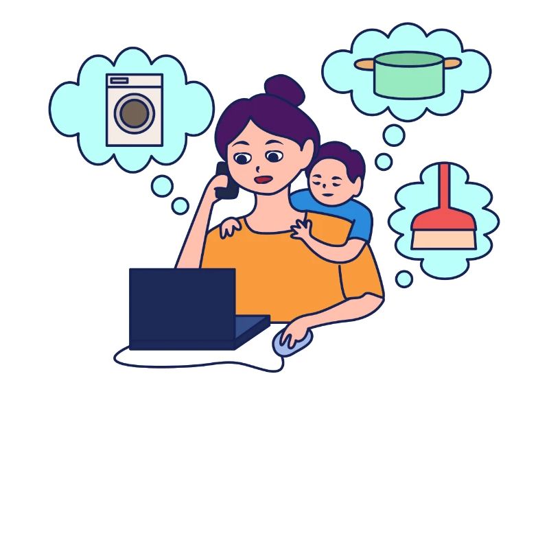 Multitasking design for Mother's Day