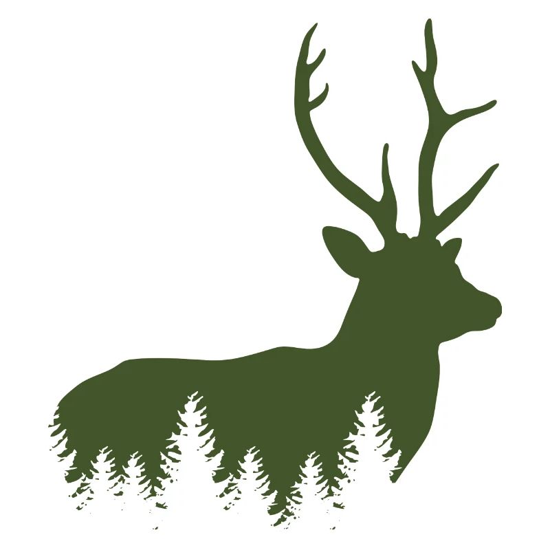 Jäger Bergsteiger Wanderer Hirsch