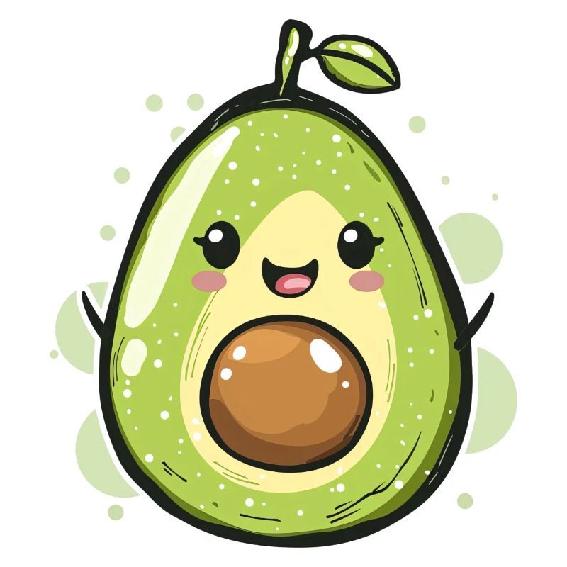 Avocado Comic Design