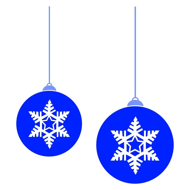 Weihnachtskugeln Stern