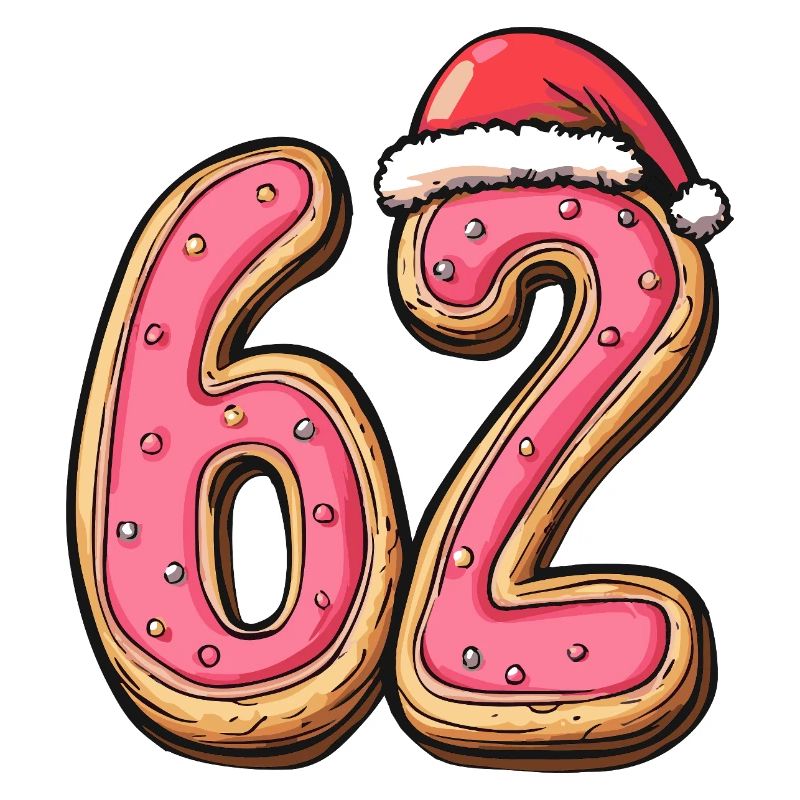 62 chiffres Cookie Noël