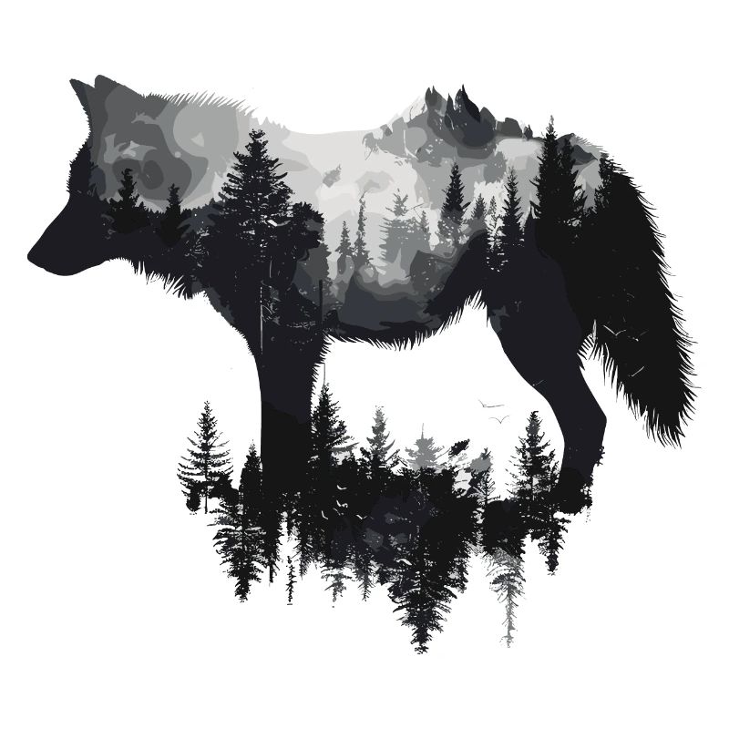 Wolf Wild Wolves Wilderness Howling Forest