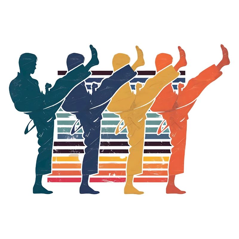 Karate - Retro Fighter Gift