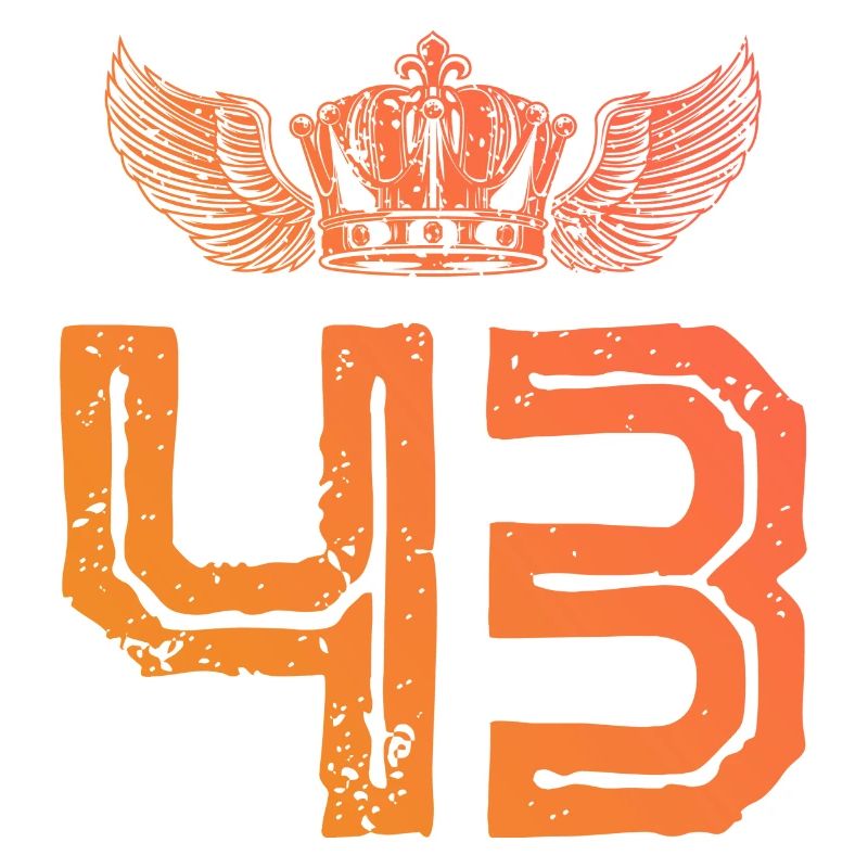 43 Number crown