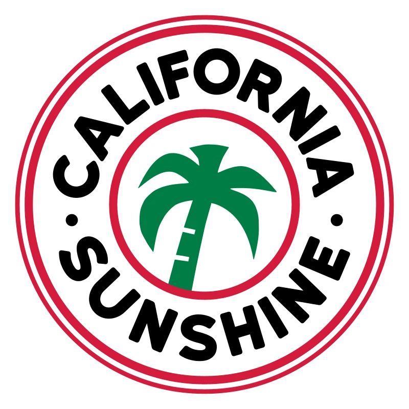 ★ Couleurs de conception modifiables ★ Soleil de Californie