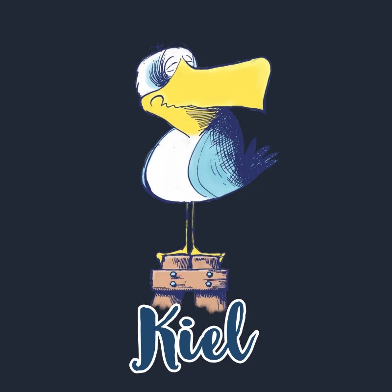 Freche Kiel Möwe