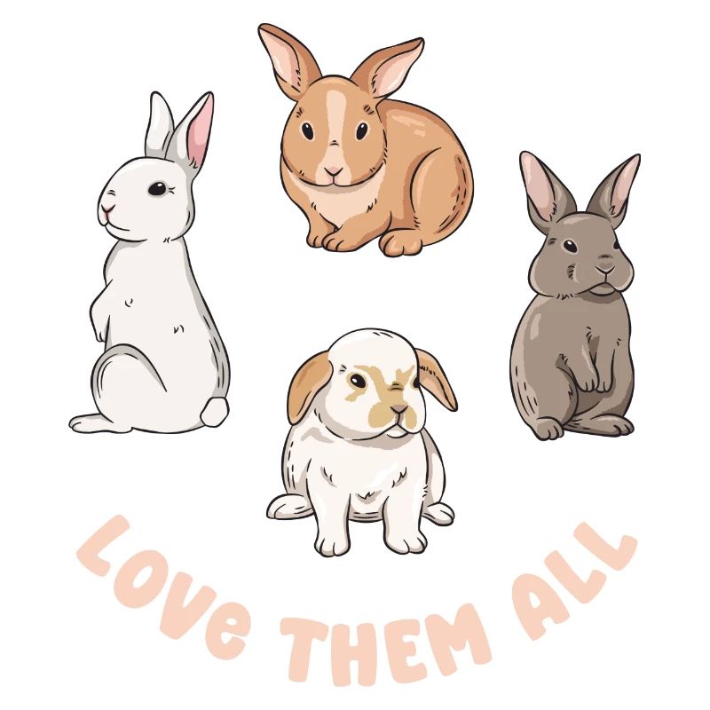 Conception de lapin mignon pour les propriétaires de lapins