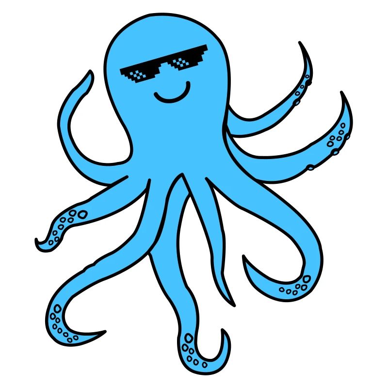 Octopus Octopus Cool Smile