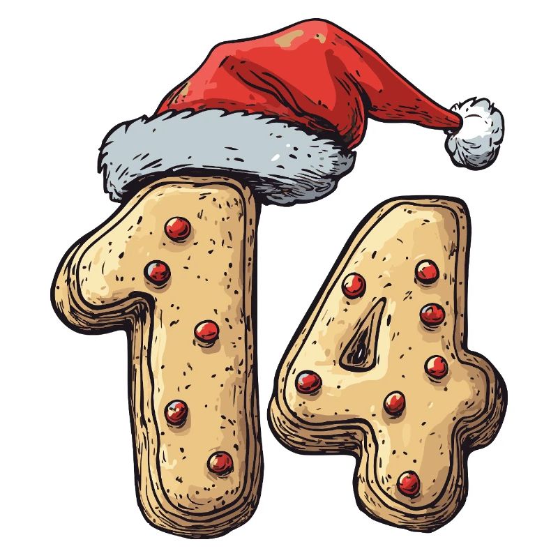 14 Numéro Biscuit Noël