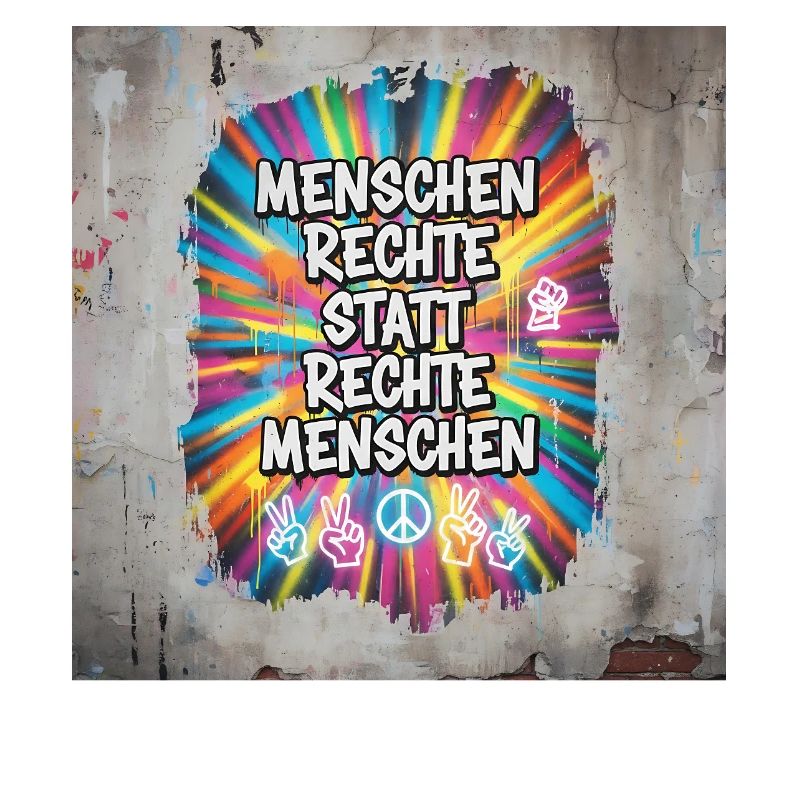 Menschenrechte statt rechte Menschen Statement
