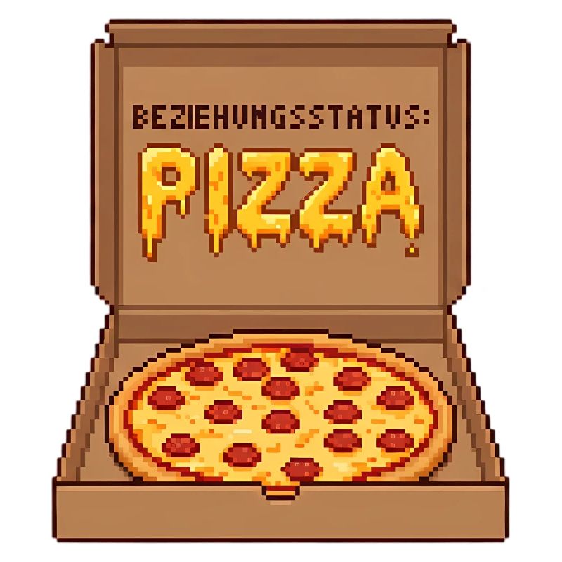 Relationship Status Pizza Single Valentine's Day