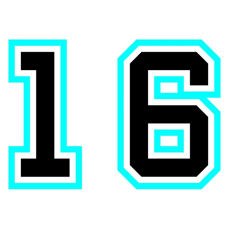 16 Zahl symbol