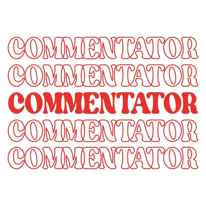 Kommentator Moderator Ansager Sender