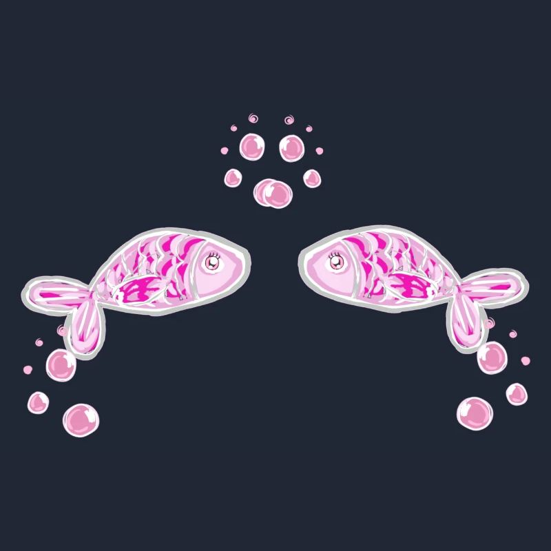 fish underwater fish diving soap bubbles