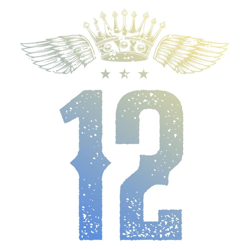12 Number crown