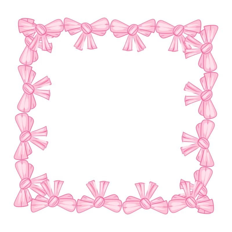 frame square square loop pink