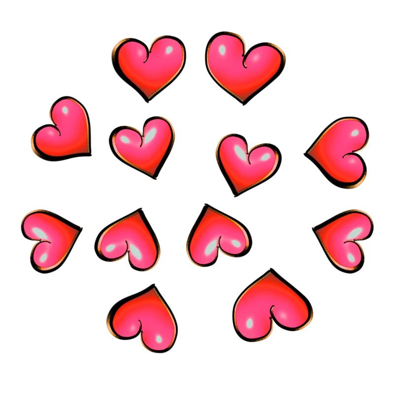 hearts pattern pink heart pink