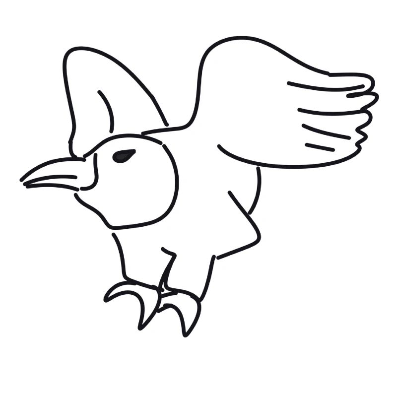 Symbole de mouche animale Eagle Bird