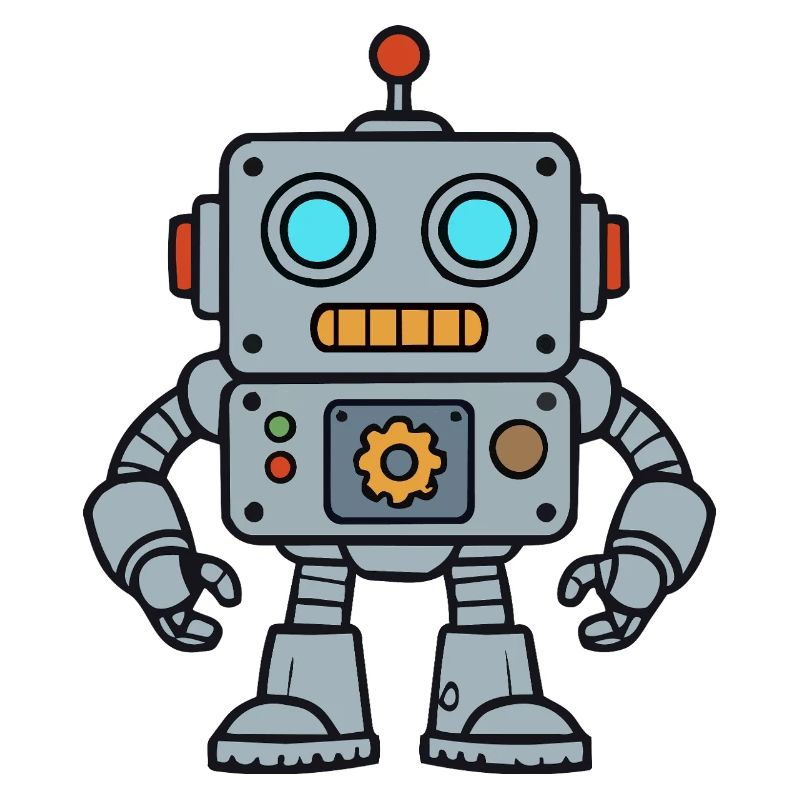 Pop Art Rétro Robot