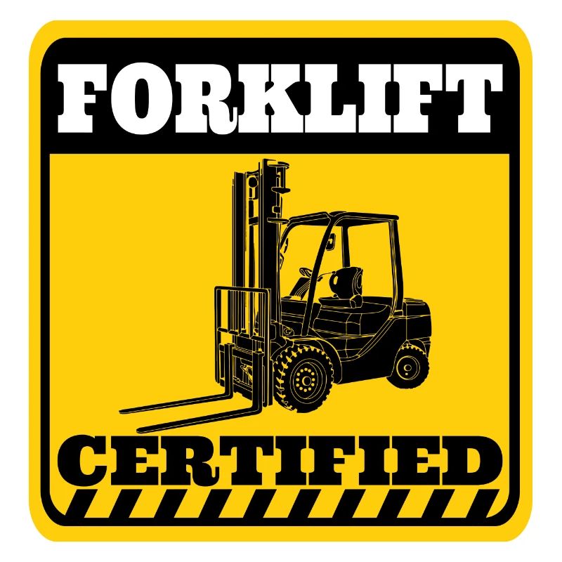 Certified forklift driver competence