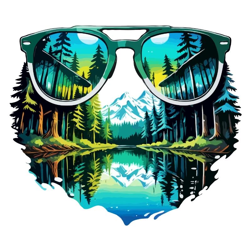 Lunettes de soleil / Reflection / Forest / Reflection