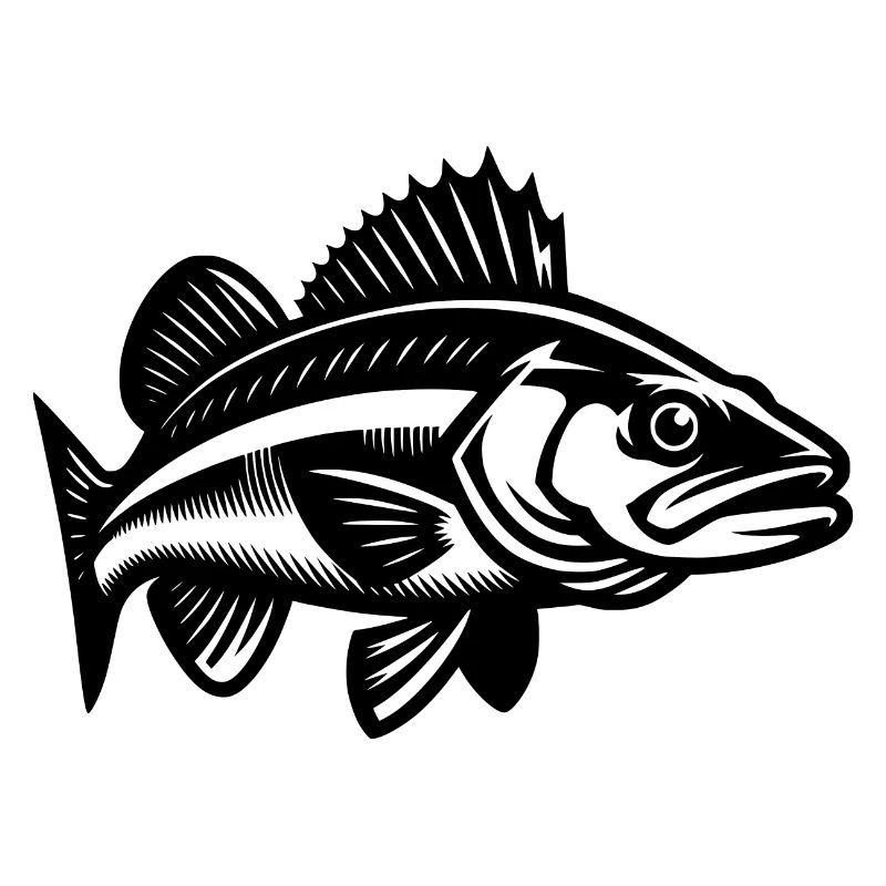 Poisson sandre élégant