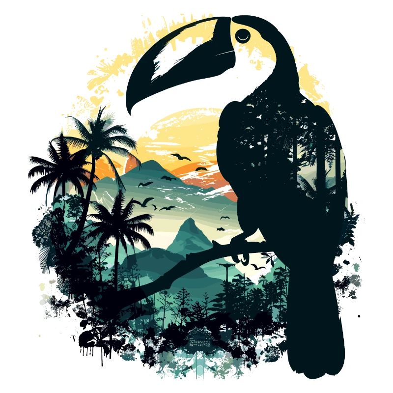 toucan bird jungle