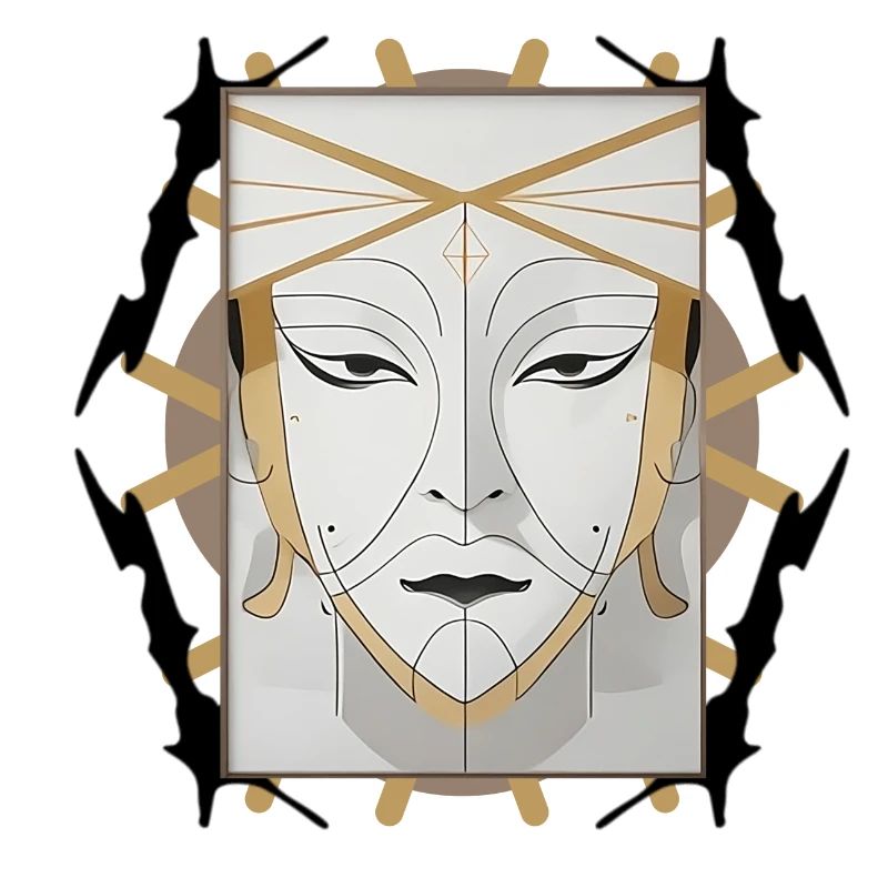 Visage de style boho