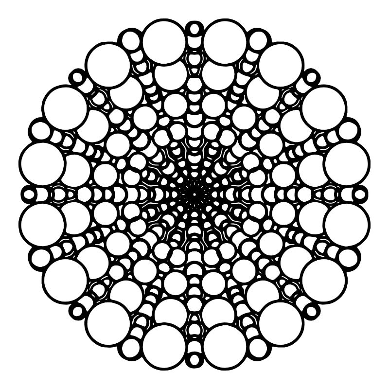 Geometric Mandala Circles Round Pattern Shape