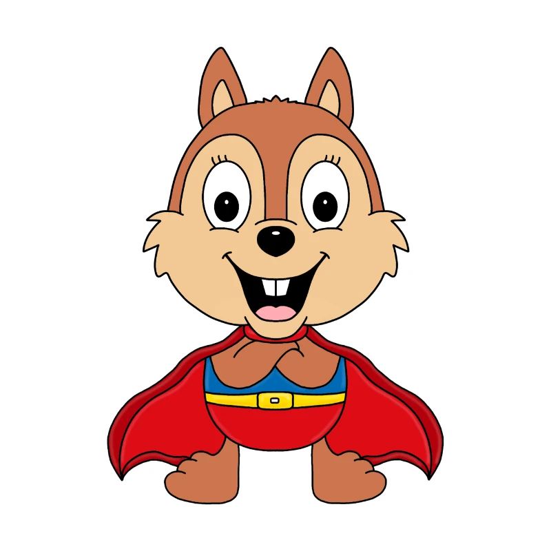 SUPERHELD - EICHHÖRNCHEN - TIER - TIERISCH