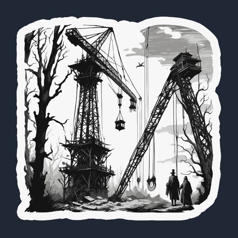 Crane / construction site / winch / crane system