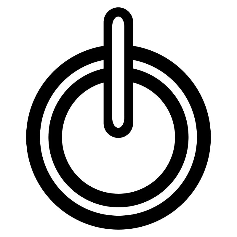 signe symbole de puissance forme Icône d'ordinateur