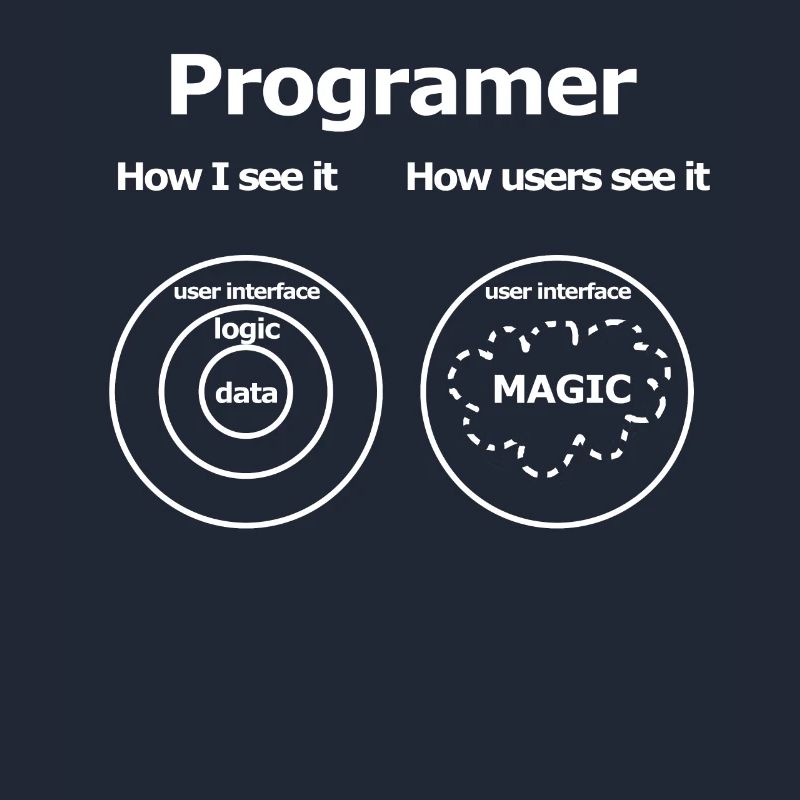 How Programers see their work Programmeur