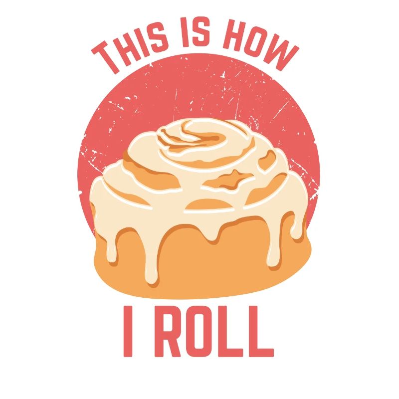 Cinnamon Cinammon Roll design I Funny biscuits