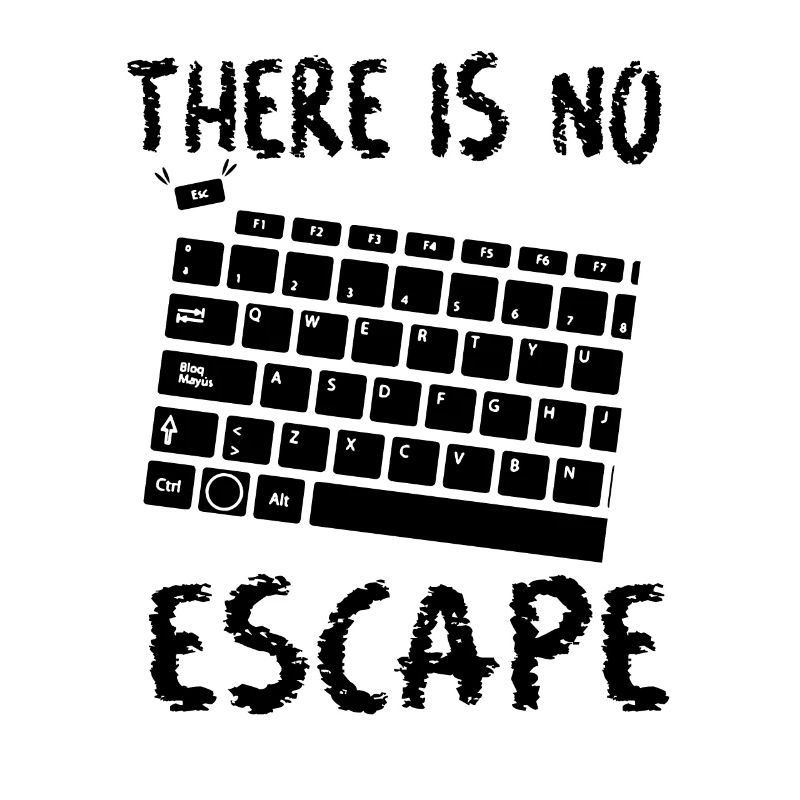 Nerd Geek Wortspiel Escape Coder lustig Geschenk