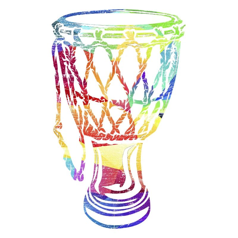 Cadeau de tambour de coupe Djembe