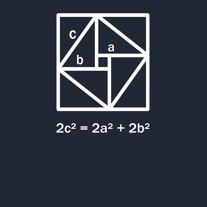 Pythagorean theorem gift for math teacher nerd
