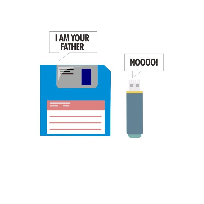 Diskette und USB