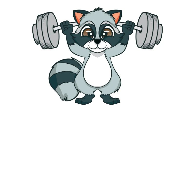 I Exercise So I Can Eat Garbage-Trash Panda