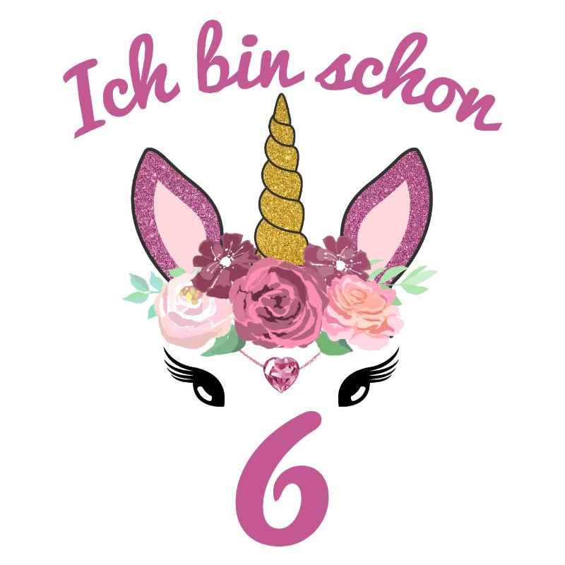 6 Jahre Geburtstag Geschenk Einhorn Mädchen