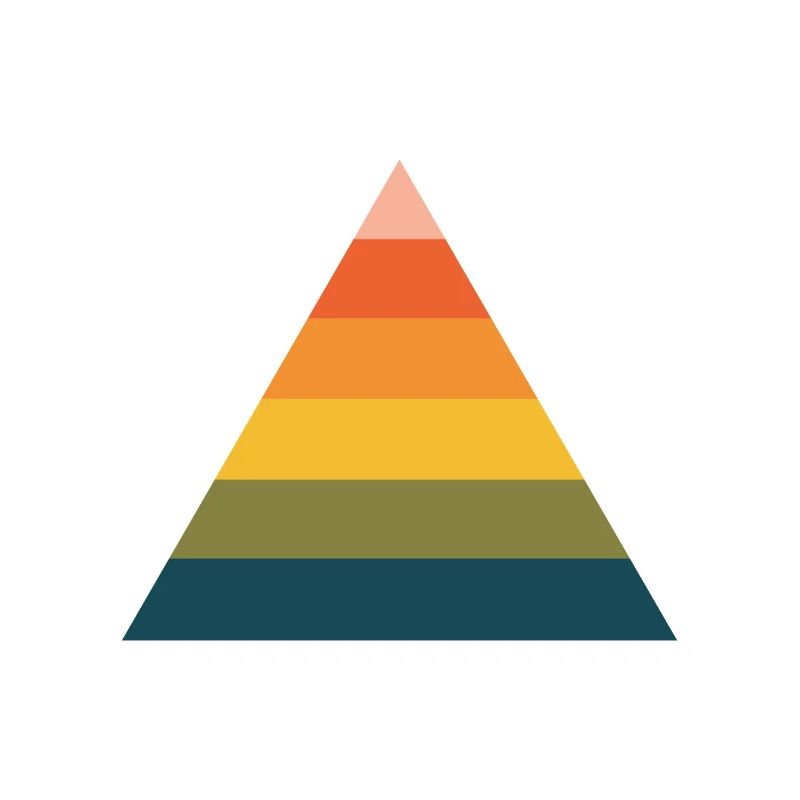 Pyramide arc-en-ciel