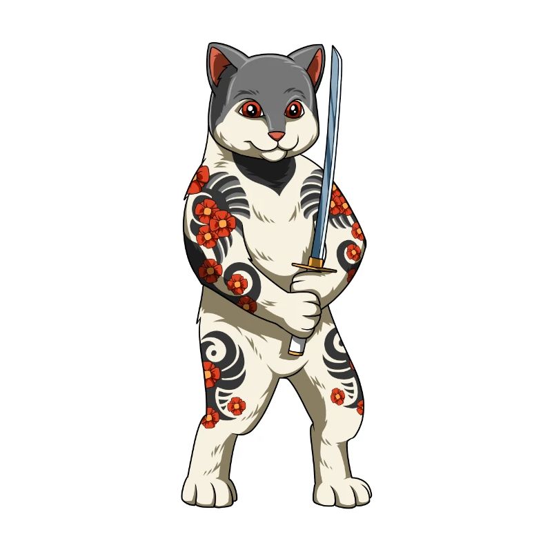 Cattori Hanzo - chat samouraï
