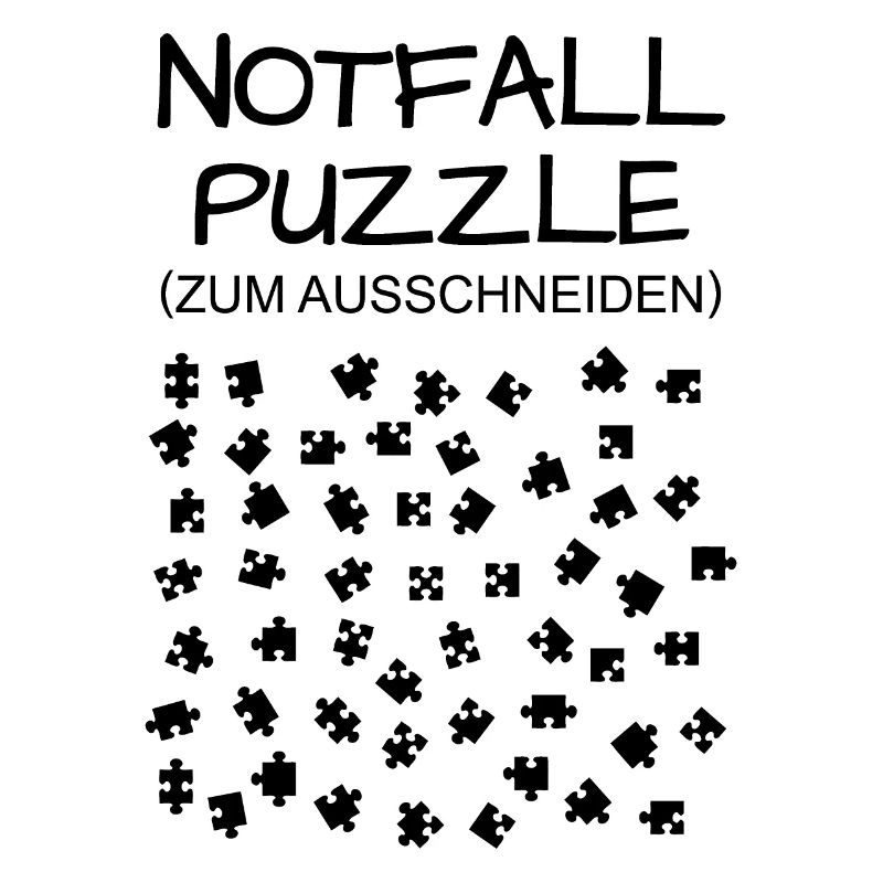 Notfall Puzzle Puzzlespiele Lustig Geschenk