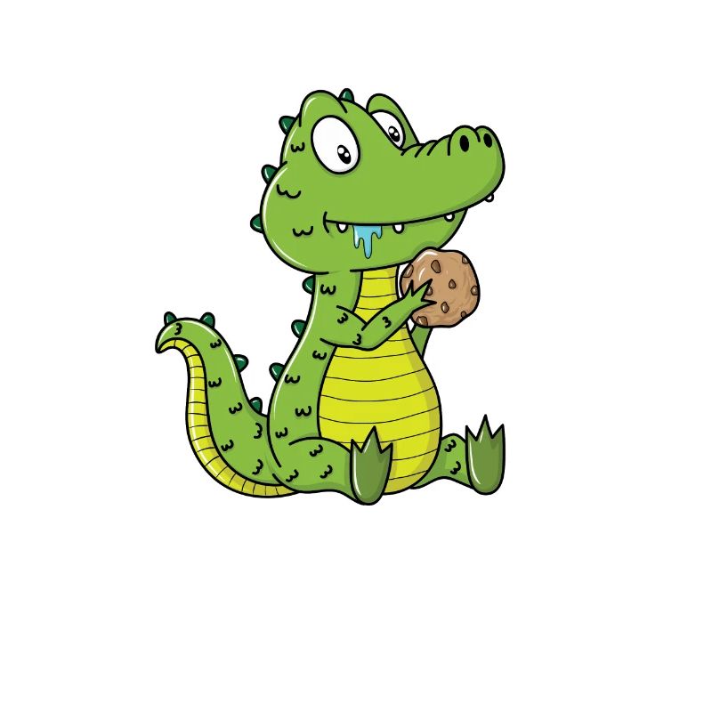 Crocodile aux biscuits