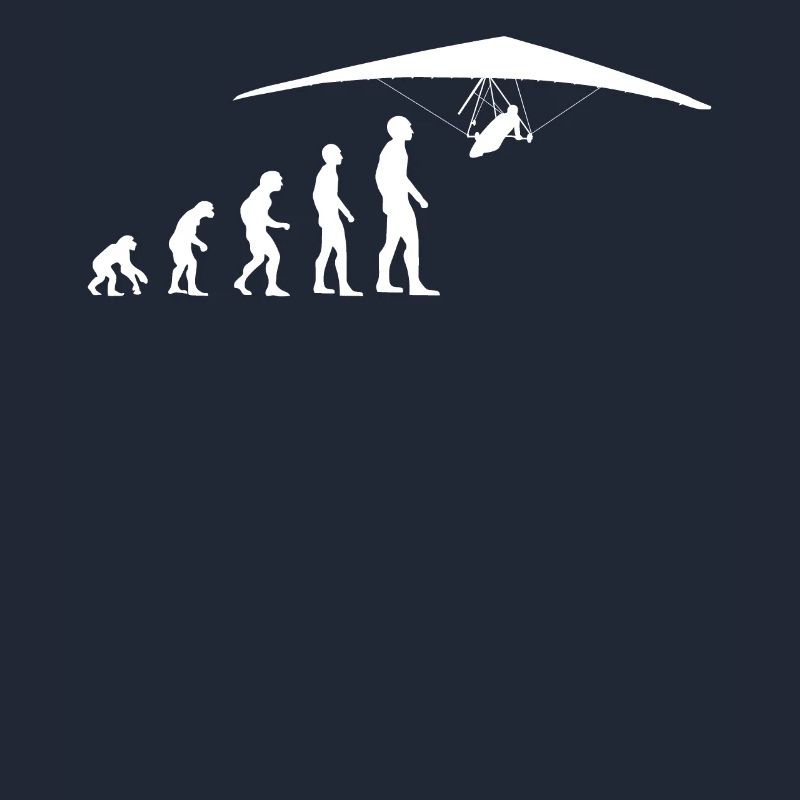 Deltaplane Evolution du deltaplane drôle