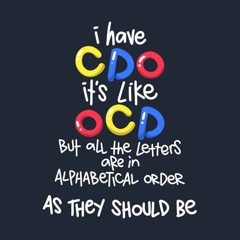 L'humour TOC a CDO comme TOC avec des lettres