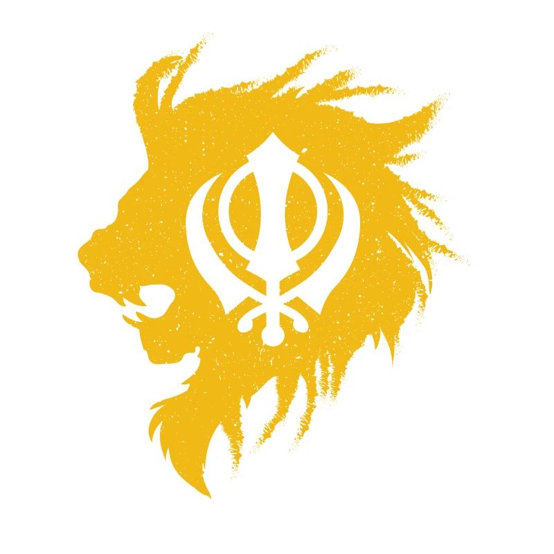 Khanda Löwe Kaur - Punjabi - Sikhismus Sikh Geschenk