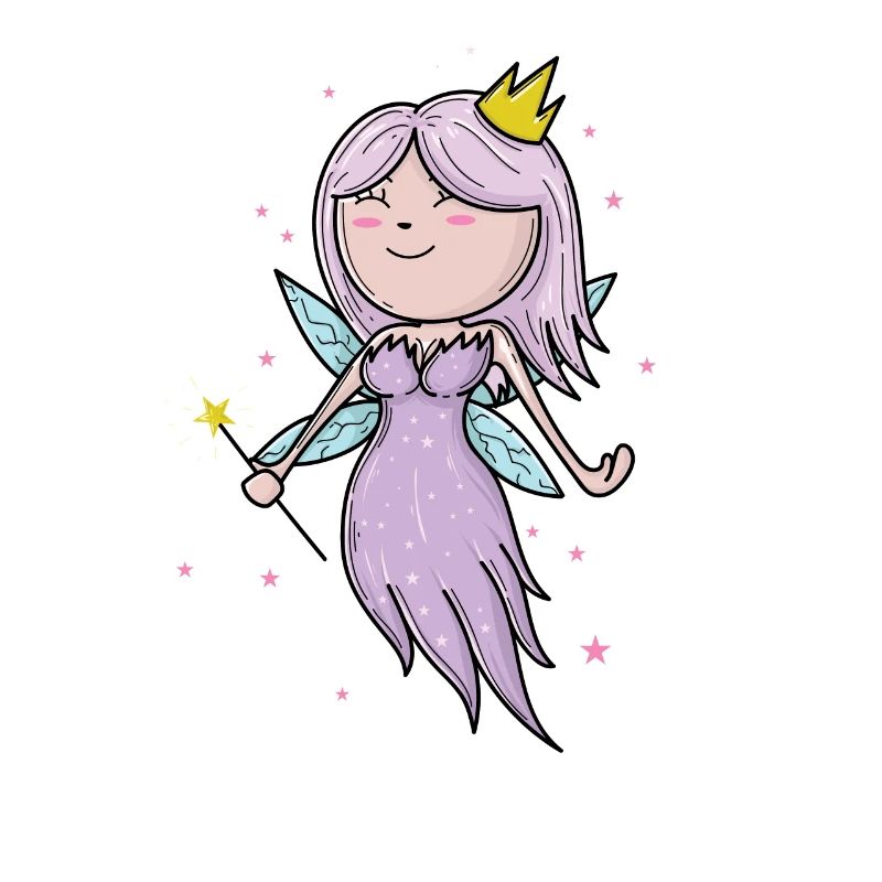 Princesse comme fille de fée