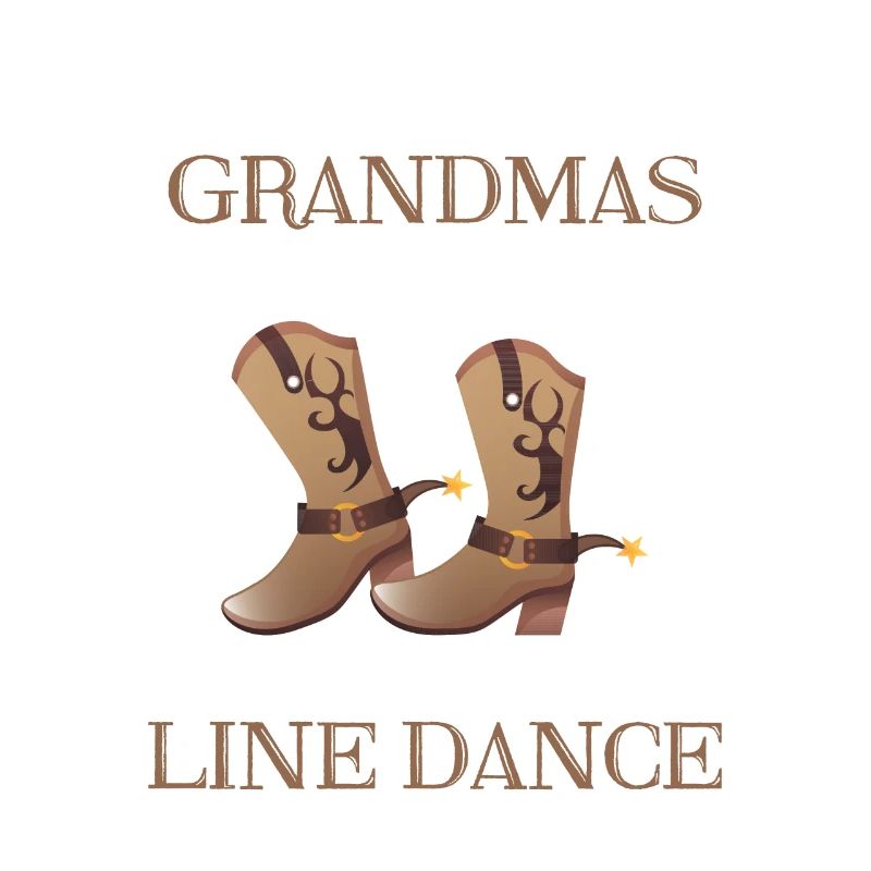Line Dancing Oma Line Dancer Großmutter